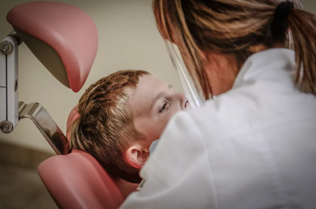 Family Dentist Treating Patient